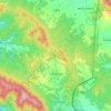 Lutowiska topographic map, elevation, terrain