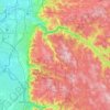 City Of Kalamunda topographic map, elevation, terrain