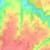 Le Chillou topographic map, elevation, terrain