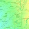 Jaen topographic map, elevation, terrain