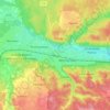 Wejherowo topographic map, elevation, terrain