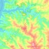 Mercedes topographic map, elevation, terrain