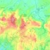 Beauvain topographic map, elevation, terrain