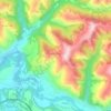 Castellino Tanaro topographic map, elevation, terrain