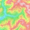 Orcières topographic map, elevation, terrain