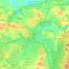 Częstochowa topographic map, elevation, terrain