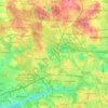 Bytom topographic map, elevation, terrain