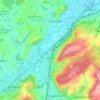 Illfurth topographic map, elevation, terrain