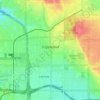 Inglewood topographic map, elevation, terrain