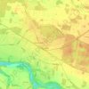 Mažeikiai topographic map, elevation, terrain