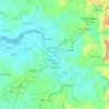 Angat topographic map, elevation, terrain