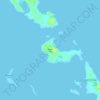 Musha Cay topographic map, elevation, terrain