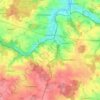 Schwarzenau topographic map, elevation, terrain