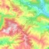 Bonansa topographic map, elevation, terrain