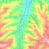 Biały Dunajec topographic map, elevation, terrain