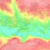 Шадринск topographic map, elevation, terrain