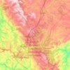 Rio Pitangui topographic map, elevation, terrain