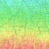 South Jakarta topographic map, elevation, terrain
