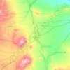 Rahjerd-e Sharqi RD topographic map, elevation, terrain