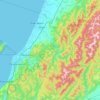 Kapiti Coast District topographic map, elevation, terrain
