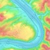 Brey topographic map, elevation, terrain