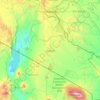 Kajiado County topographic map, elevation, terrain