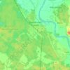 Rudnik nad Sanem topographic map, elevation, terrain