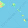Wakatobi topographic map, elevation, terrain