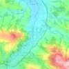Biała Niżna topographic map, elevation, terrain