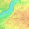 Swarzędz topographic map, elevation, terrain