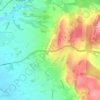 Kelsall topographic map, elevation, terrain