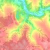 городской округ Новогуровский topographic map, elevation, terrain