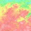 Thembisile Hani Local Municipality topographic map, elevation, terrain