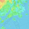 Vuosaari topographic map, elevation, terrain