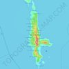 Talim Island topographic map, elevation, terrain