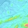 Mangueira topographic map, elevation, terrain
