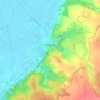 Cedynia topographic map, elevation, terrain