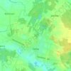 Zelów topographic map, elevation, terrain