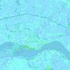 Kortgene topographic map, elevation, terrain