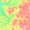 Nyamache topographic map, elevation, terrain