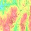 Oakham topographic map, elevation, terrain
