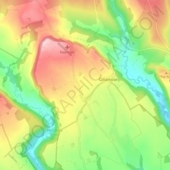 Fadmoor topographic map, elevation, terrain