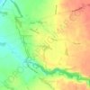 Threapwood topographic map, elevation, terrain