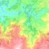 Celanova topographic map, elevation, terrain