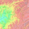 Panj River topographic map, elevation, terrain