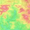 Dąbrowa Górnicza topographic map, elevation, terrain