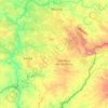 Serpa topographic map, elevation, terrain