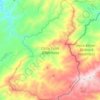 Citico Creek Wilderness topographic map, elevation, terrain