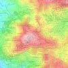 Upper Quezon Hill topographic map, elevation, terrain