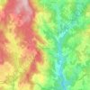 Sauvessanges topographic map, elevation, terrain